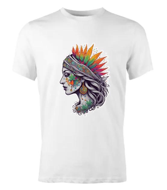 Psychedelic; Woman; Indian;