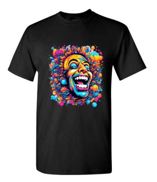 Hip Hop Psychedelic T-Shirt - Vibrant Graphic Tee - Streetwear Style