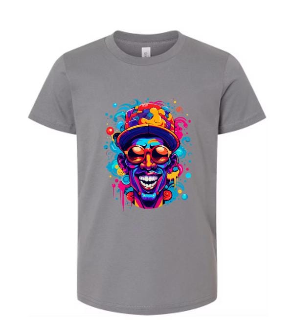 Hip Hop Psychedelic T-Shirt - Vibrant Graphic Tee - Streetwear Style