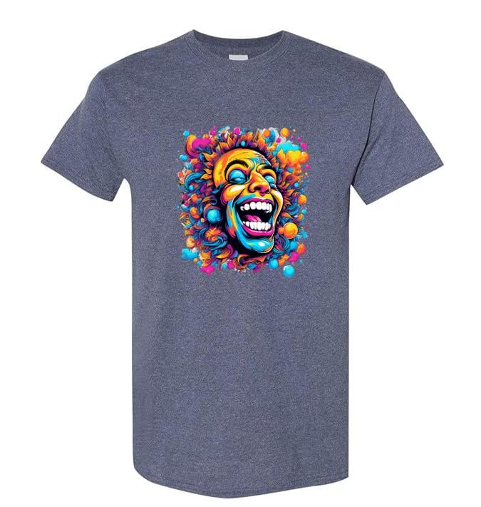 Hip Hop Psychedelic T-Shirt - Vibrant Graphic Tee - Streetwear Style