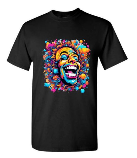 Hip Hop Psychedelic T-Shirt - Vibrant Graphic Tee - Streetwear Style