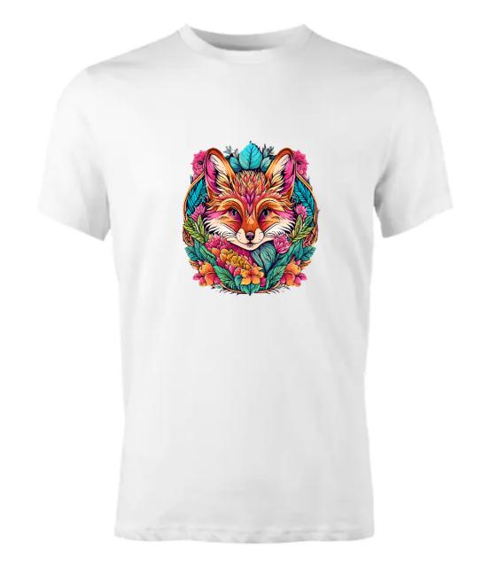 Psychedelic Fox Shirt - Colorful Graphic Tee For Nature Lovers and Art Enthusiasts