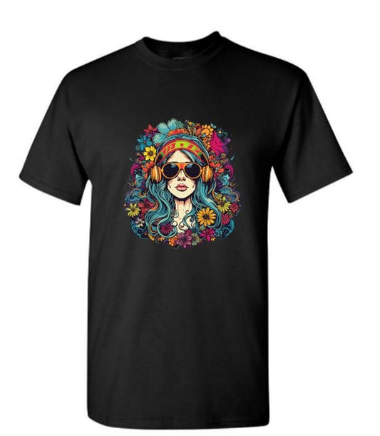 Psychedelic; Woman; Hip; Flowers