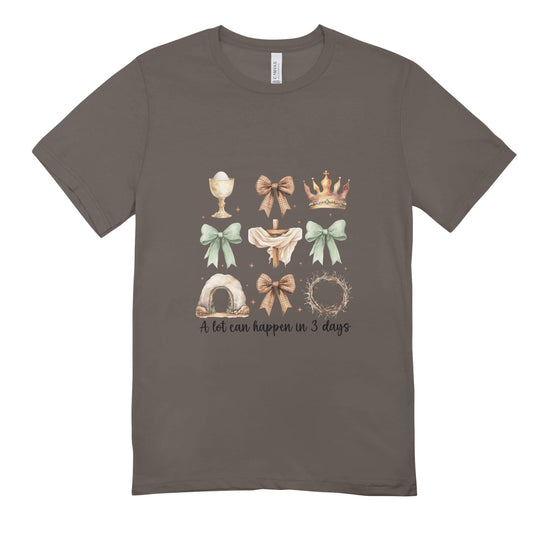 Faith Inspired Easter Shirt/ Uplifting Tee for Adults and Kids / Celebrate the Joy of the Resurrection