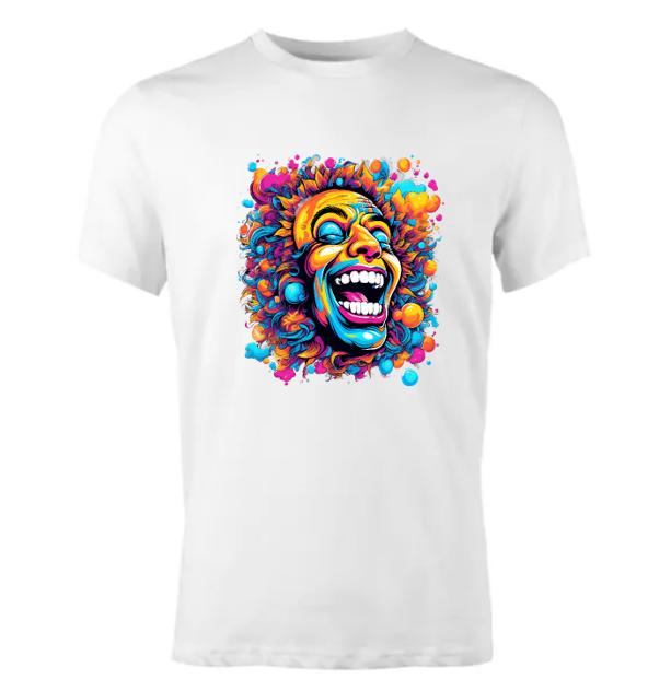 Hip Hop Psychedelic T-Shirt - Vibrant Graphic Tee - Streetwear Style