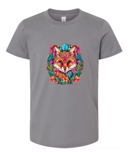 Psychedelic Fox Shirt - Colorful Graphic Tee For Nature Lovers and Art Enthusiasts
