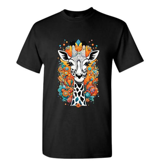 Psychedelic Giraffe T-Shirt/ Stand Tall in Style!