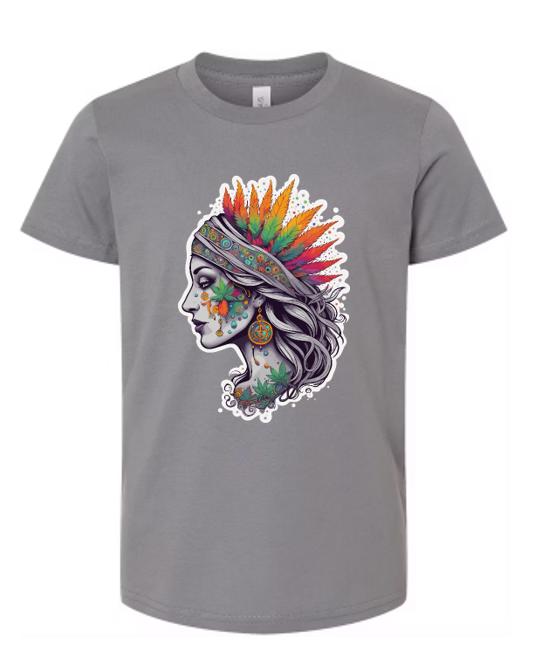 Psychedelic; Woman; Indian;