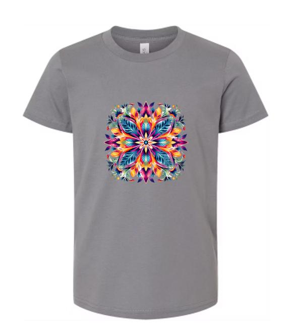 Psychedelic Mandala Shirt - Vibrant Boho-Inspired Graphic Tee for Free Spirits